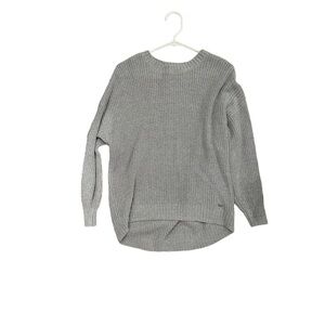 Grey oversized Hollister sweater